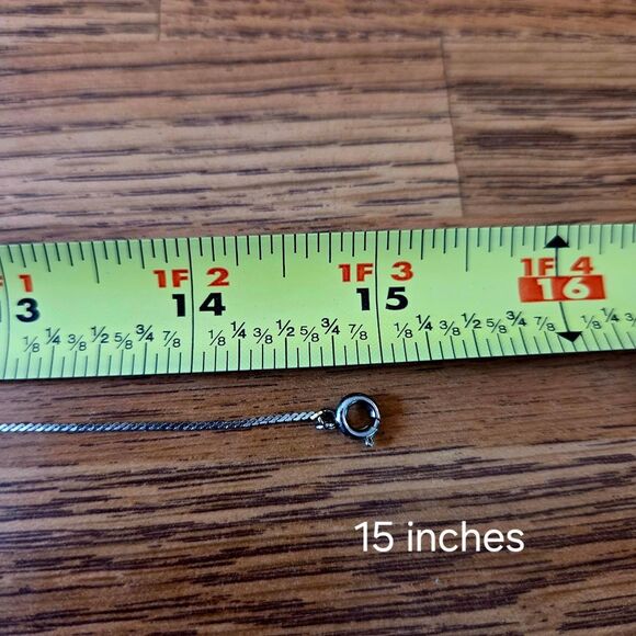 VINTAGE Smoky Quartz Point Pendant With Silver Accent And Chain VINTAGE INSPIRED - Picture 4 of 8